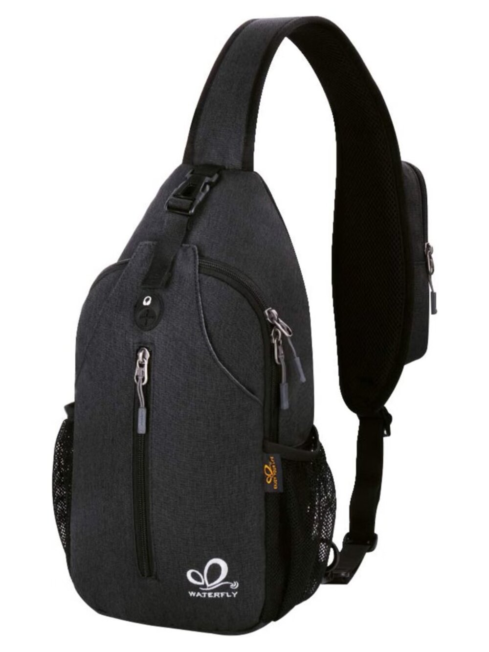 Crossbody Sling Backpack Water Resistant Polyester Chest Bag Daypack Travel